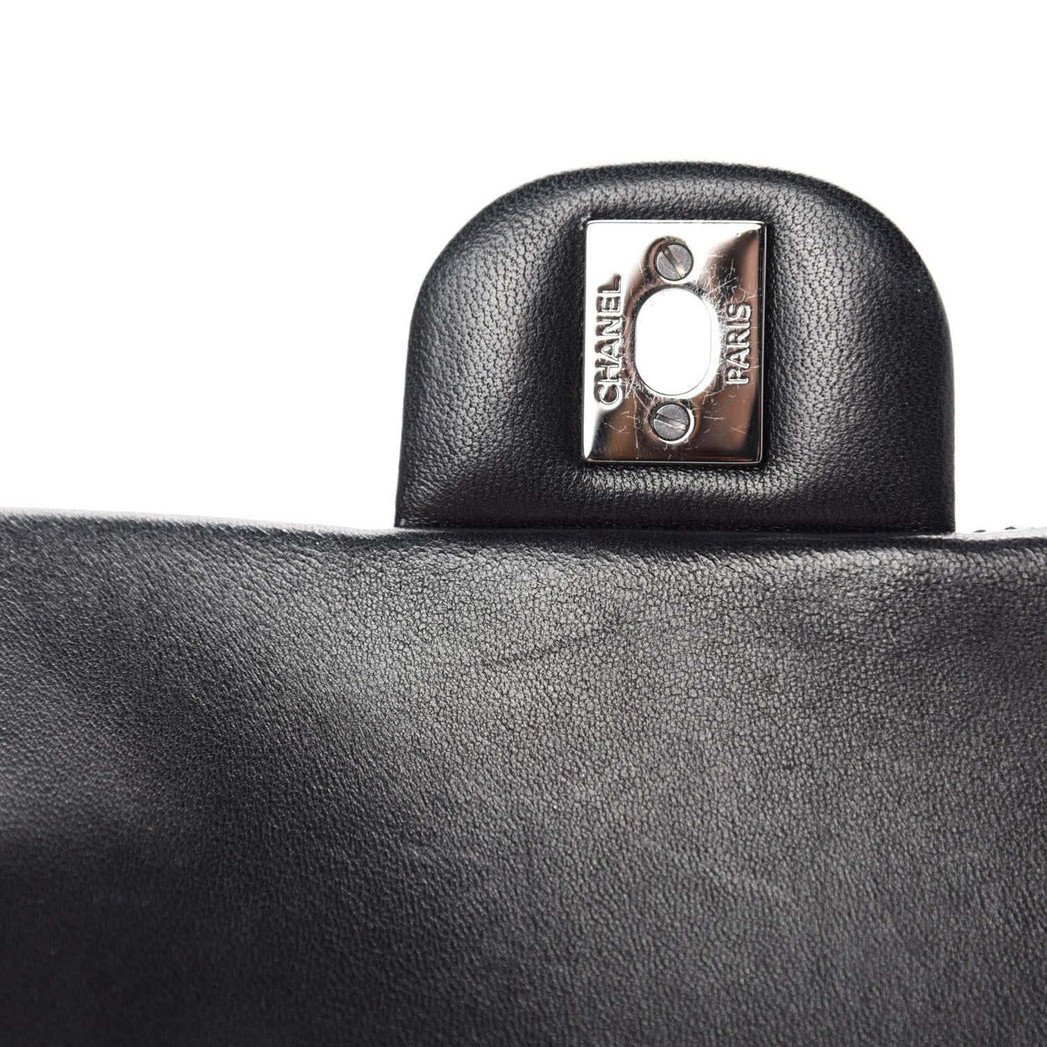 Chanel Lambskin Quilted Mini Rectangular Flap Black 9 of 12