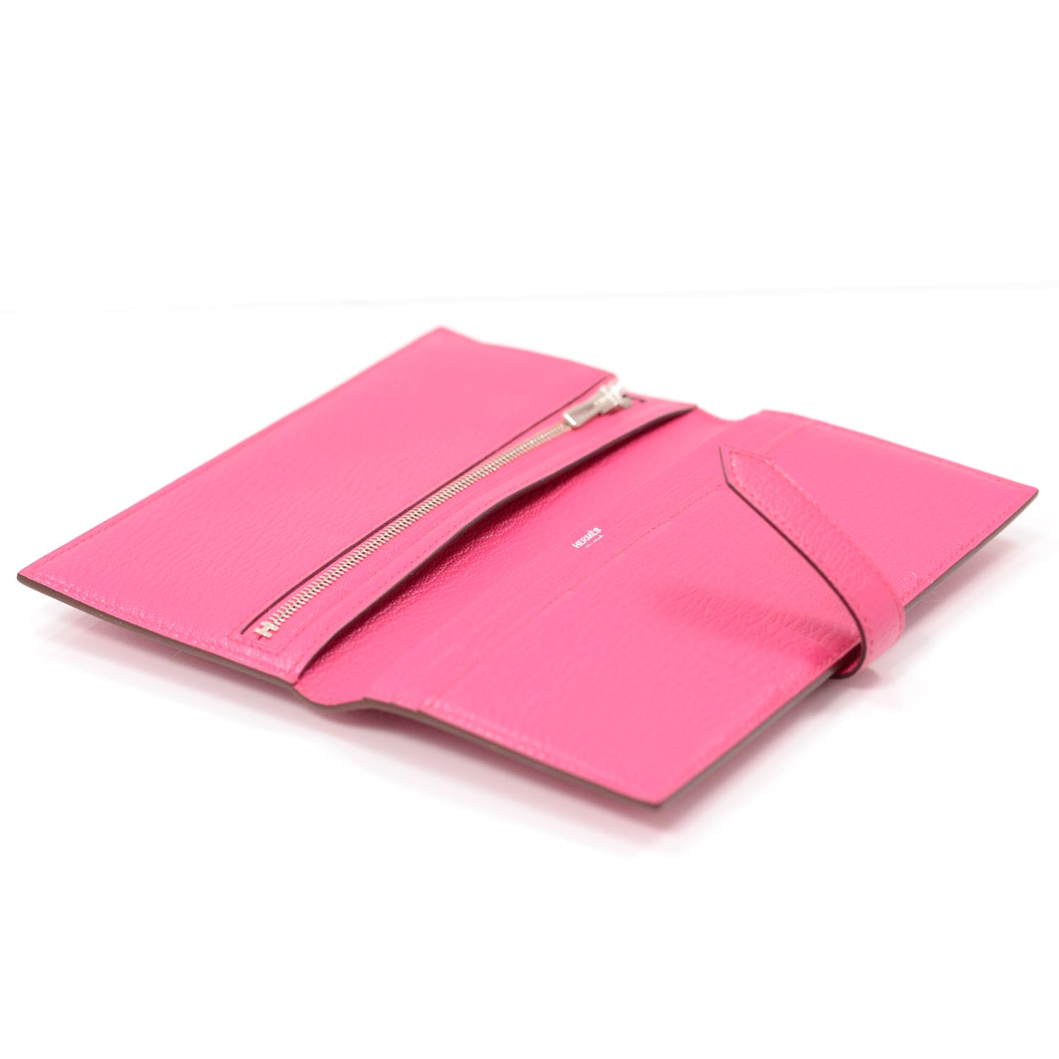 Hermes Chevre Mysore Bearn Wallet Fuchsia 5 of 8