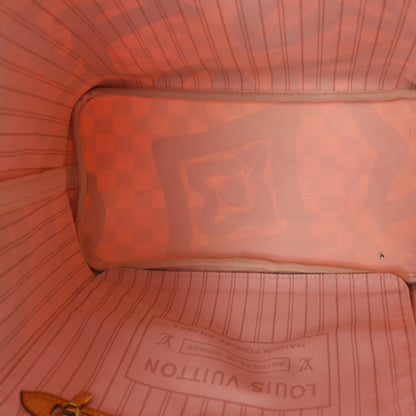 Louis Vuitton Damier Azur Tahitienne Neverfull MM 6 of 11