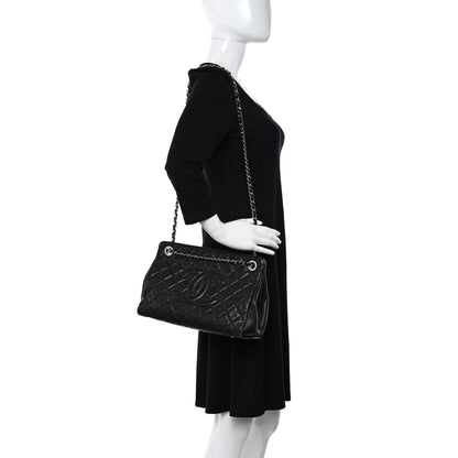 Chanel Soft Caviar Quilted CC Timeless Tote Black 2 of 18