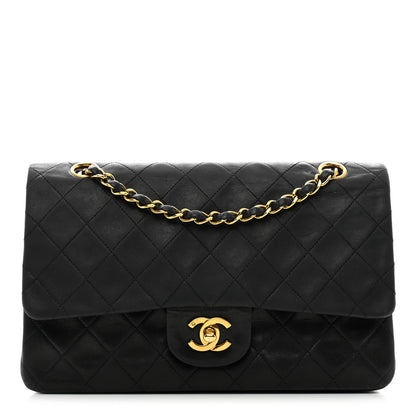 Chanel Lambskin Quilted Medium Double Flap Black 1 of 13
