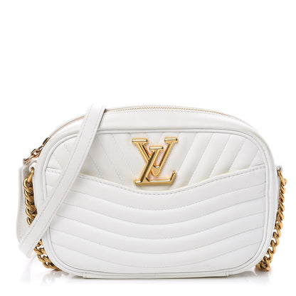 Louis Vuitton Calfskin New Wave Camera Bag White 1 of 14