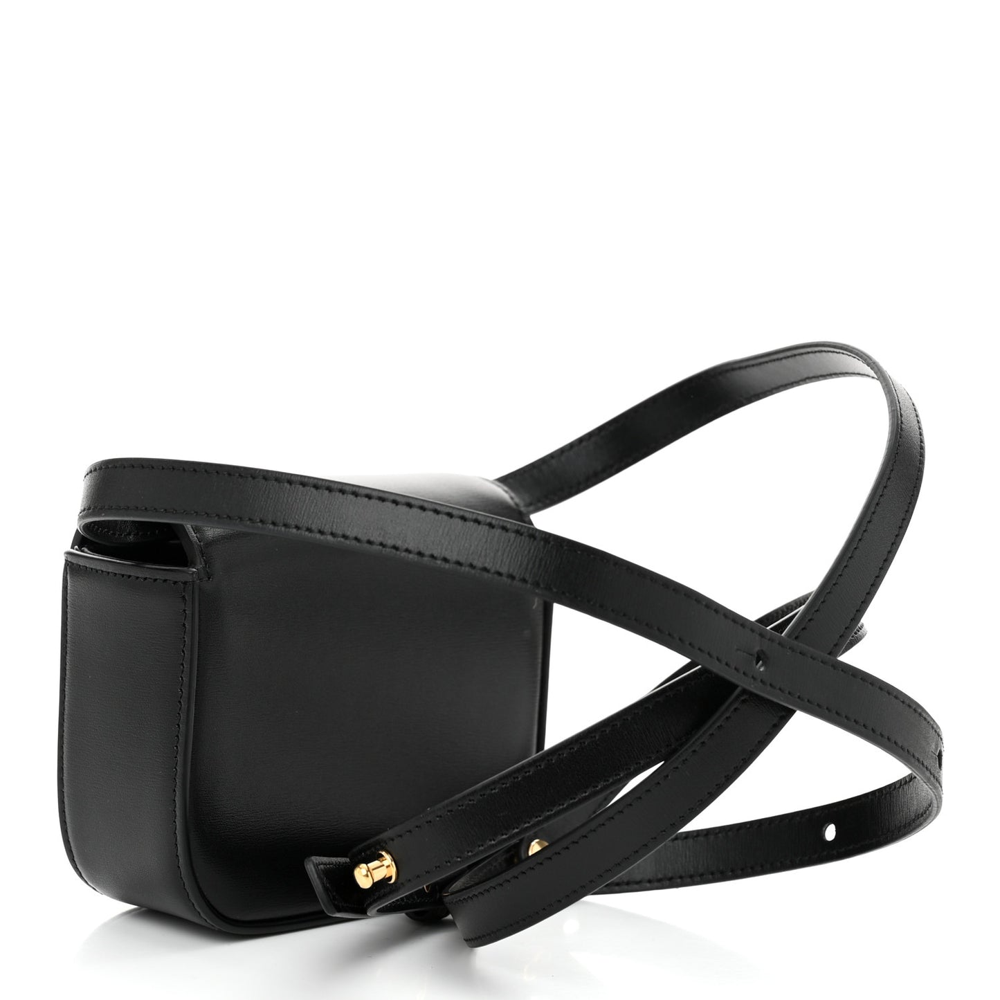 Shiny Calfskin Mini Triomphe Black