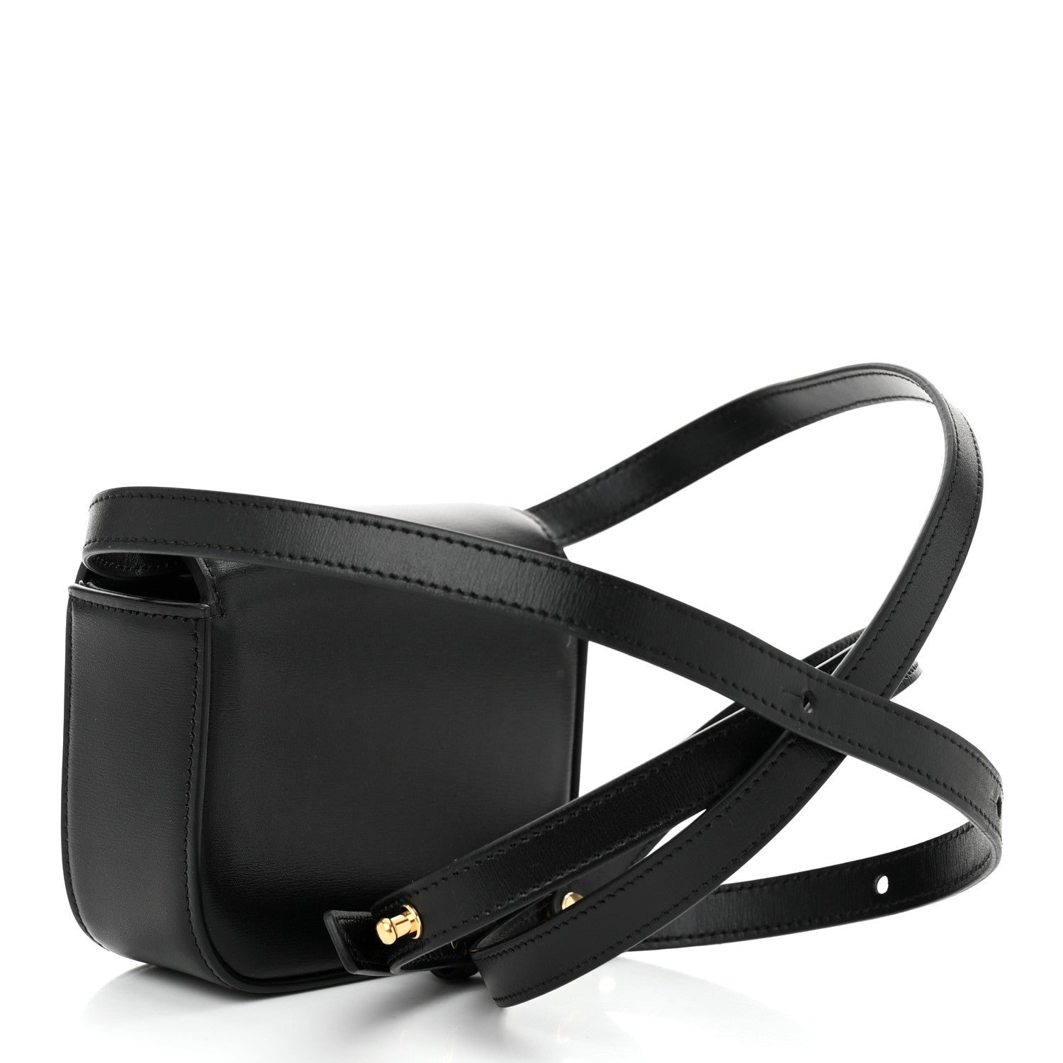 Celine Shiny Calfskin Mini Triomphe Black 3 of 9