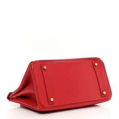 Hermes Epsom Birkin 30 Rouge Casaque 4 of 10