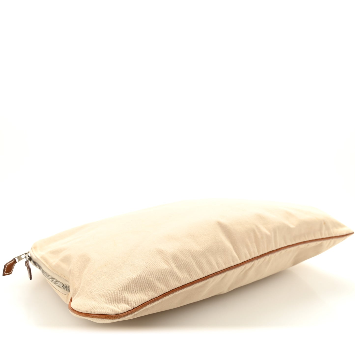 Natural Barenia Canvas Victoria Travel Briefcase Fauve