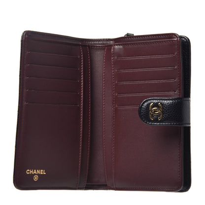 Chanel Caviar Quilted Zipped Pocket Wallet Black 5 of 7