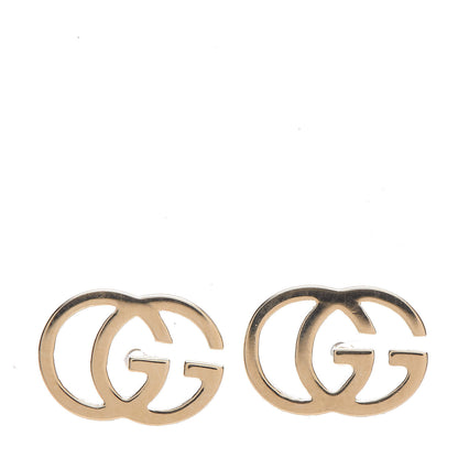 Gucci 18K Yellow Gold GG Tissue Stud Earrings 1 of 4