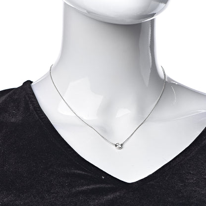Tiffany Platinum Diamond .60ct Elsa Peretti Diamonds by the Yard Pendant Necklace 2 of 9