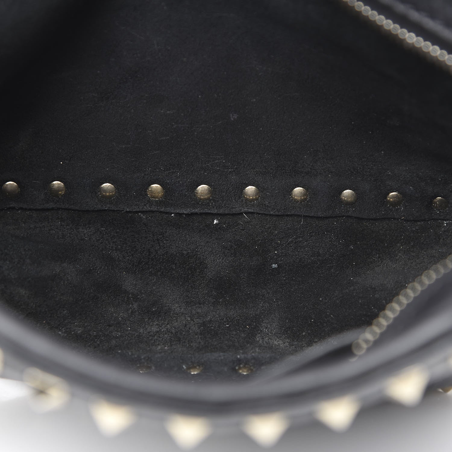 Valentino Garavani Pebbled Calfskin Rockstud Camera Crossbody Bag Black 12 of 14