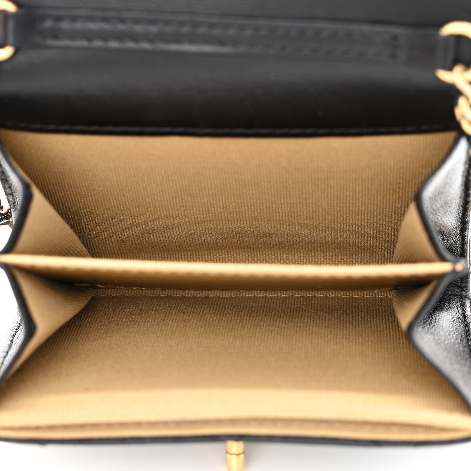 Chanel Lambskin Quilted Pearl Crush Clutch With Chain Black 5 of 12