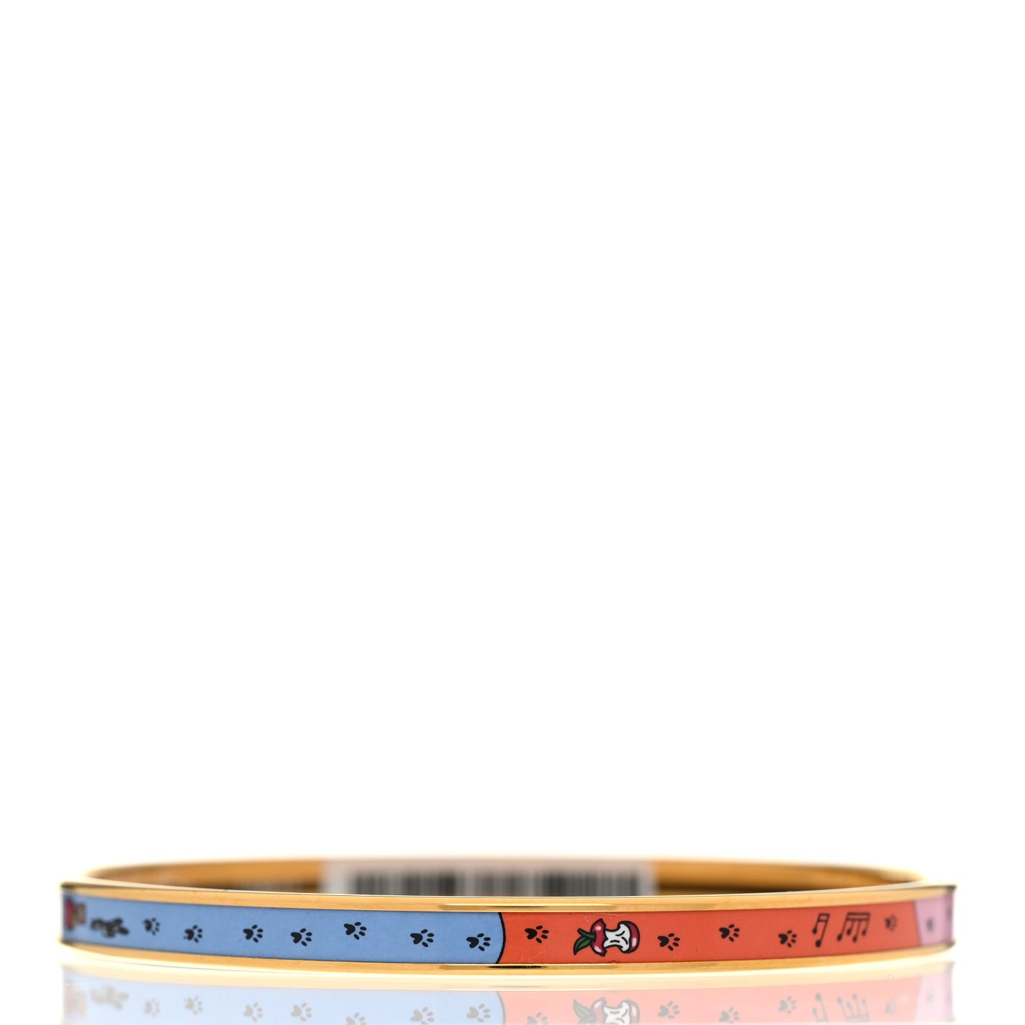 Enamel Printed Extra Narrow Mystere au 24 Bracelet 70 Casaque
