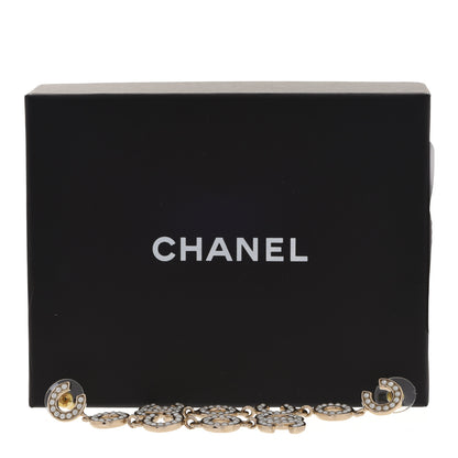 Chanel Pearl Coco Drop Earrings Gold 5 of 5