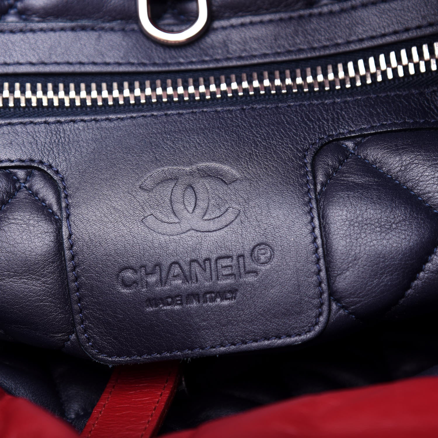 Chanel Nylon Quilted Small Coco Cocoon Reversible Tote Red 6 of 10
