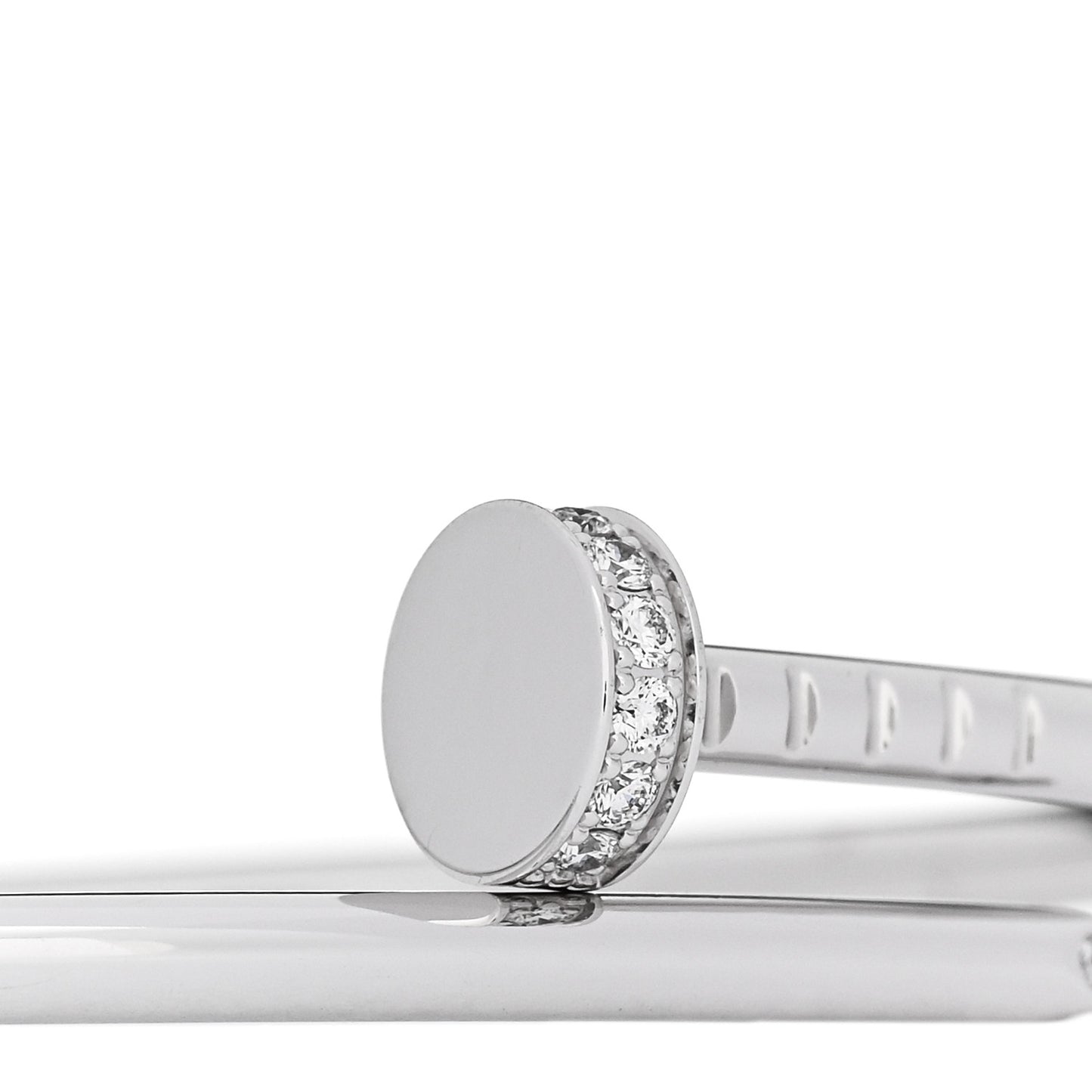 18K White Gold Diamond Small Juste Un Clou 16