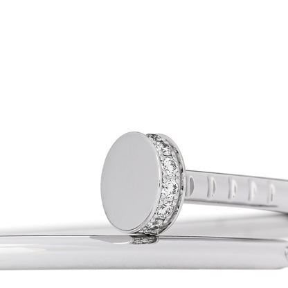 Cartier 18K White Gold Diamond Small Juste Un Clou 16 3 of 5