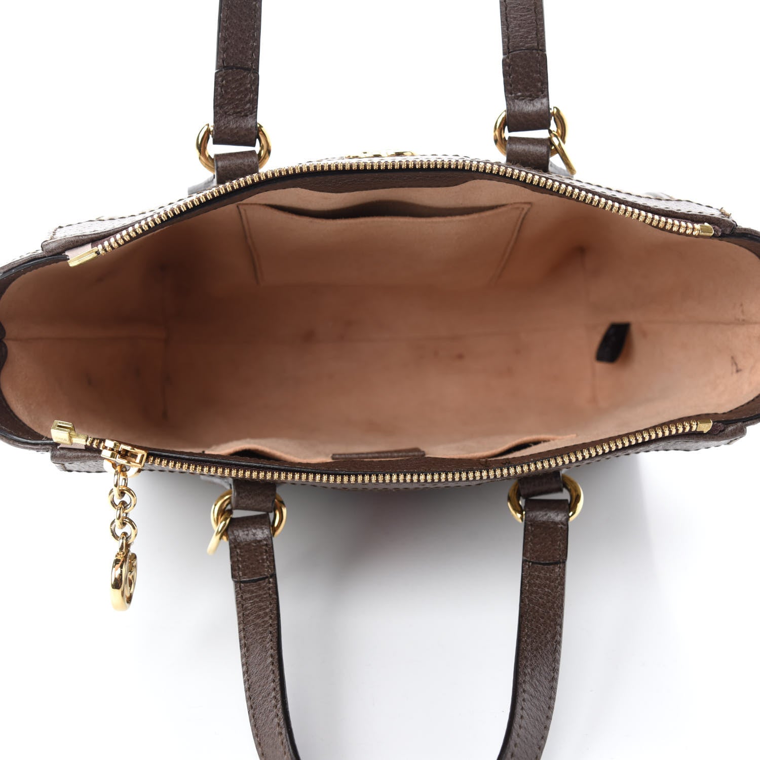 Gucci GG Supreme Monogram Small Ophidia Tote Bag Brown 5 of 16