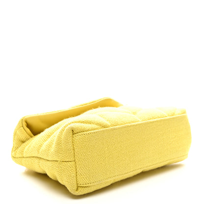 Saint Laurent Canvas Quilted Toy Loulou Puffer Monogram Chain Satchel Jaune Citron 4 of 10