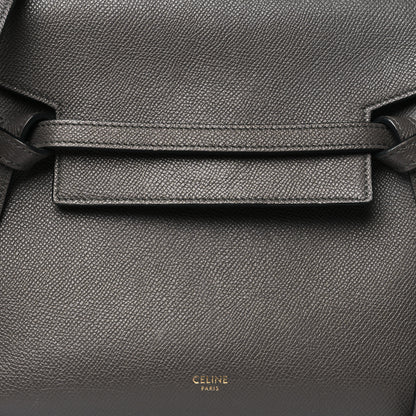 Celine Grained Calfskin Micro Belt Bag Grey 9 of 13