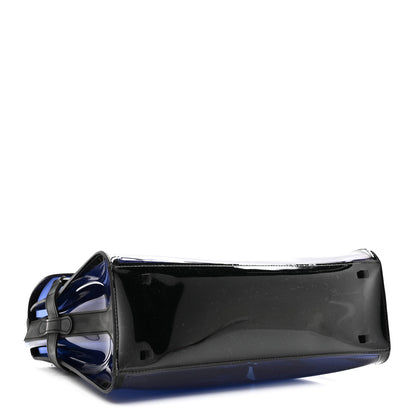 Delvaux PVC Tempete GM Dark Night Satchel Blue De Prusse 4 of 9