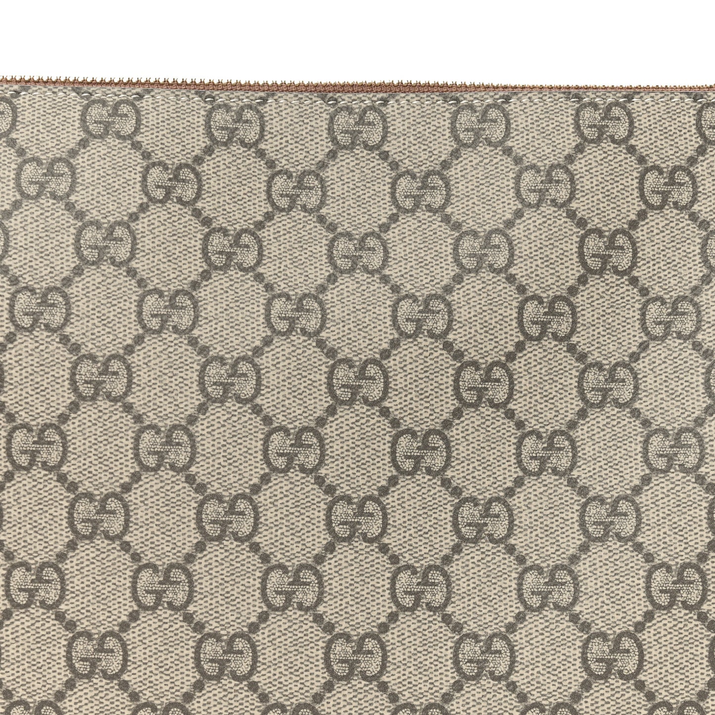 GG Supreme Monogram Emblem Medium Shoulder Bag Beige Ebony Sundial