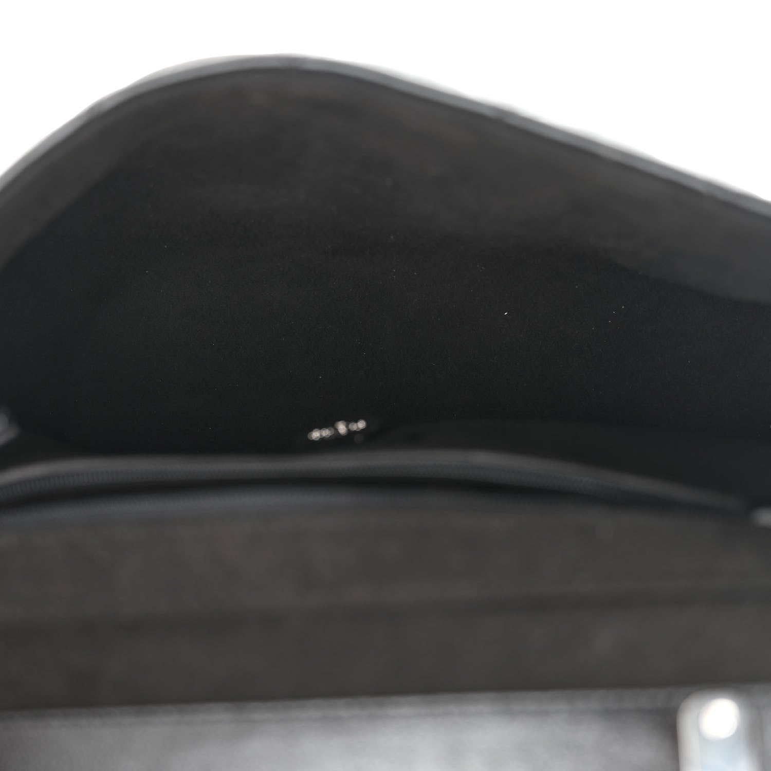 Mulberry Shiny Buffalo Medium Lily Flap Black 5 of 9