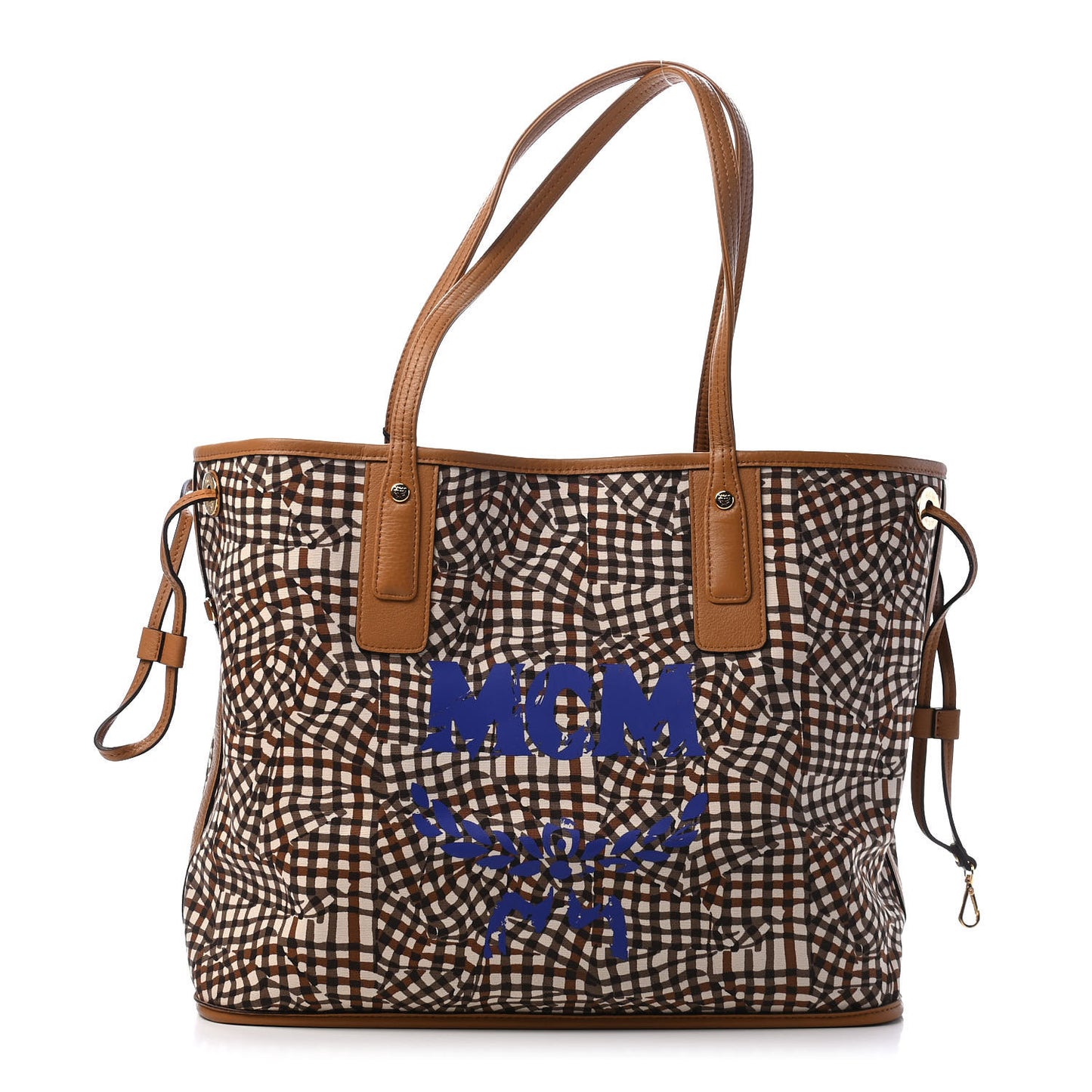 Visetos Medium Liz Reversible Shopper Tote Cognac