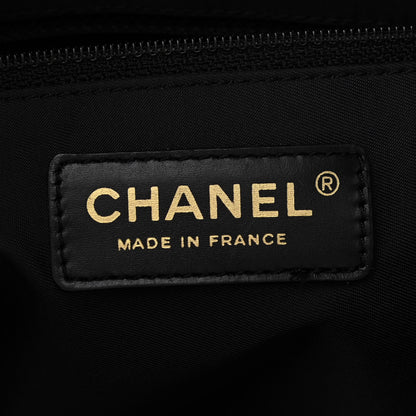 Chanel Nylon Medium Travel Tote Black 5 of 9