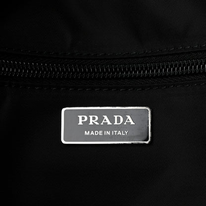 Prada Re-Nylon Vitello Padded Large Flap Shoulder Bag Black 6 of 9