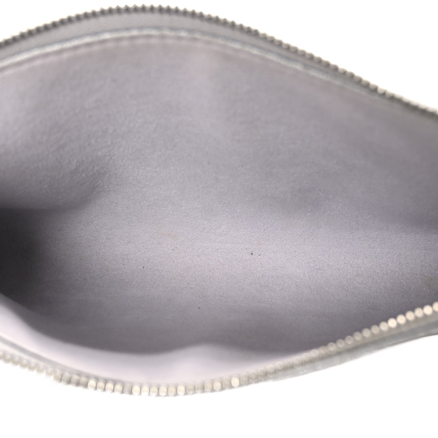 Louis Vuitton Epi Pochette Accessories Metallic Silver 5 of 9