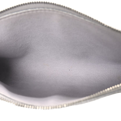Louis Vuitton Epi Pochette Accessories Metallic Silver 5 of 9