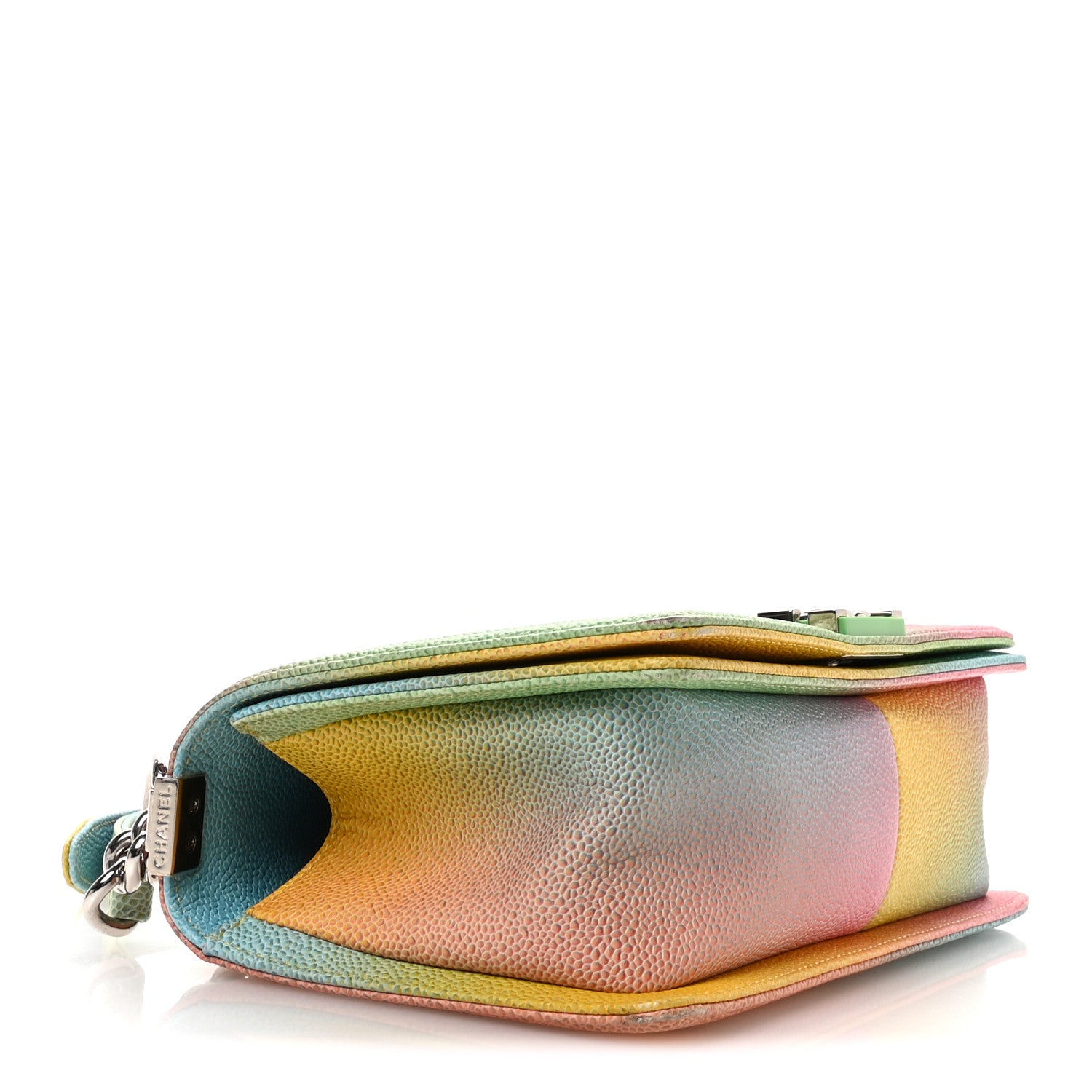 Chanel Caviar Quilted Medium Cuba Rainbow Boy Flap Multicolor 4 of 11