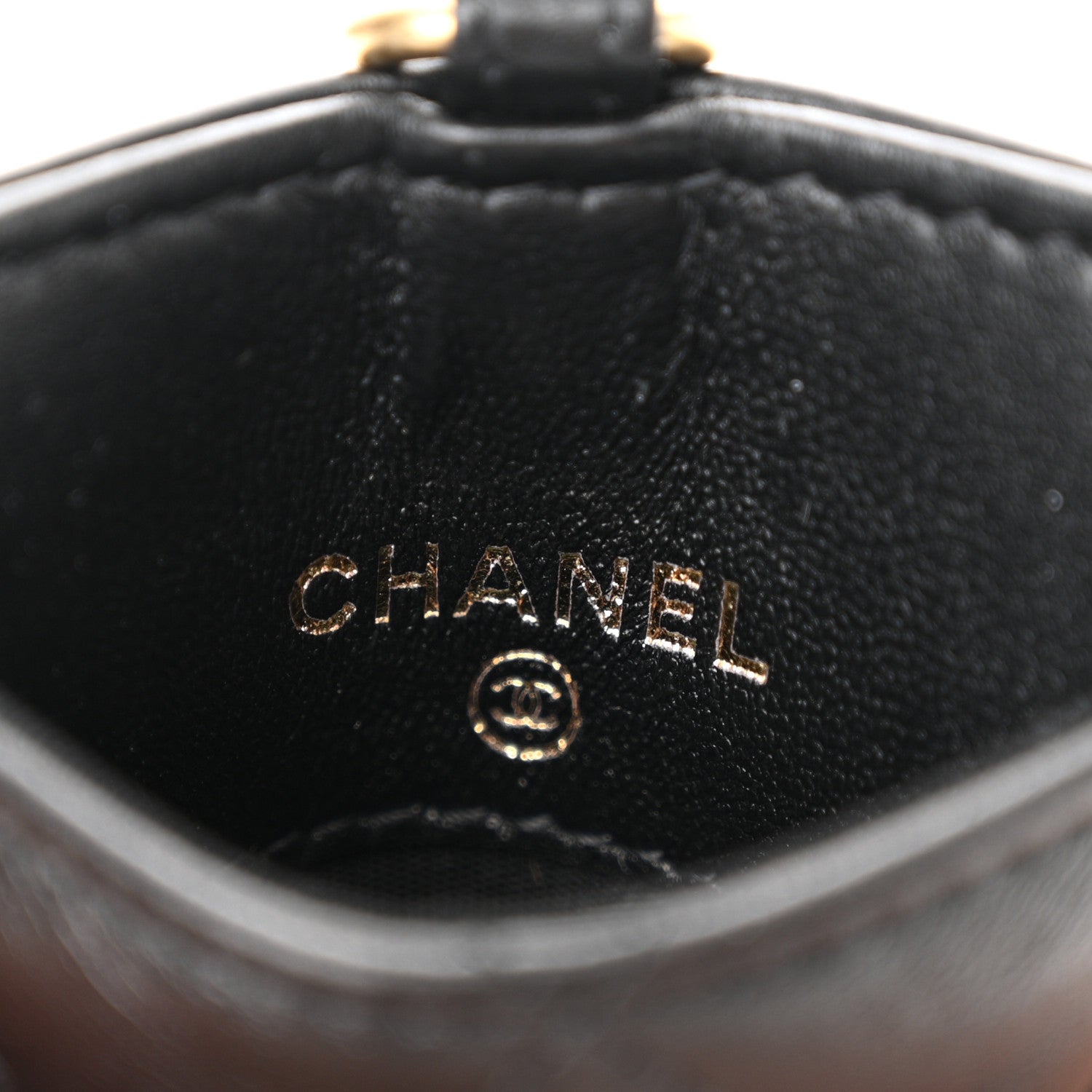 Chanel Pearl Lambskin Pearl Crown CC Wristlet Multi Pouches Black 6 of 11