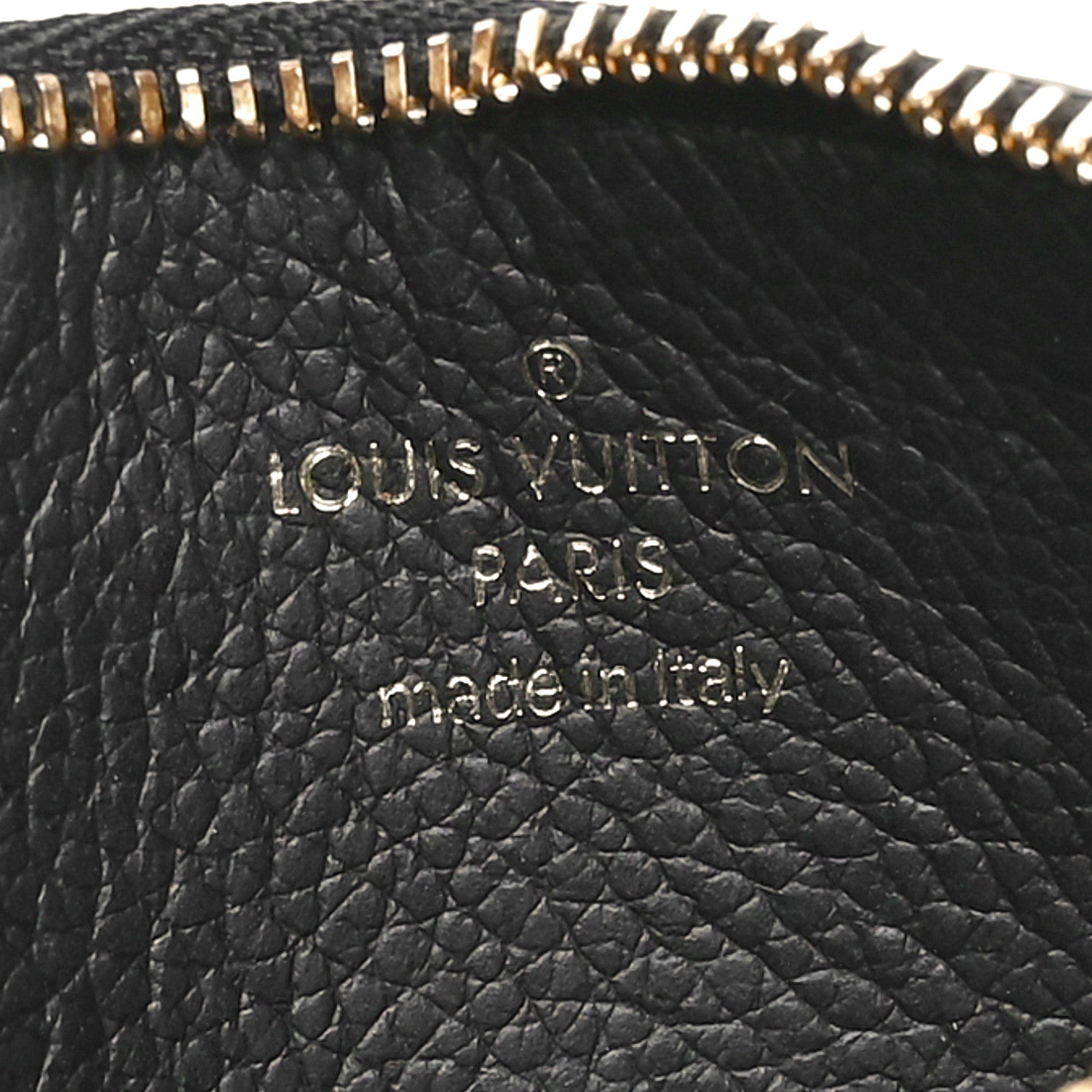 Louis Vuitton Empreinte Zipper Card Holder Black 6 of 7