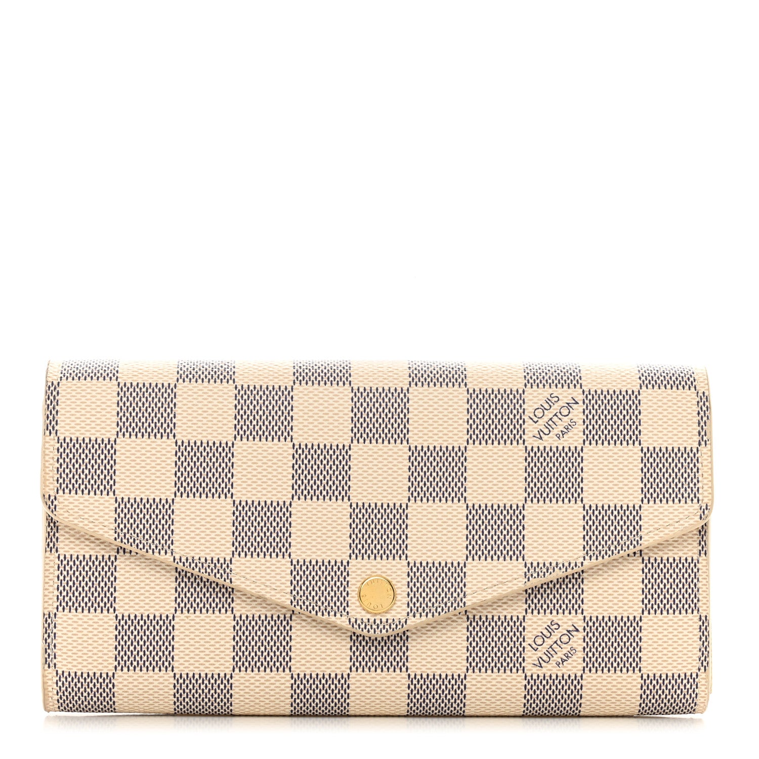 Louis Vuitton Damier Azur Sarah Wallet NM 1 of 8