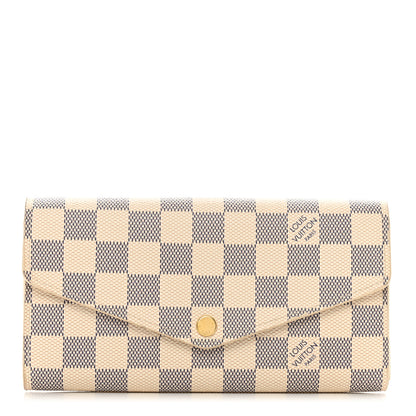Louis Vuitton Damier Azur Sarah Wallet NM 1 of 8