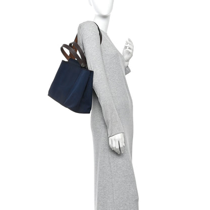 Hermes Toile Cabag 39 Bleu Nuit 2 of 10