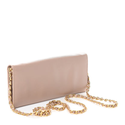 Prada Saffiano Metal Oro Chain Wallet Cammeo 2 of 8