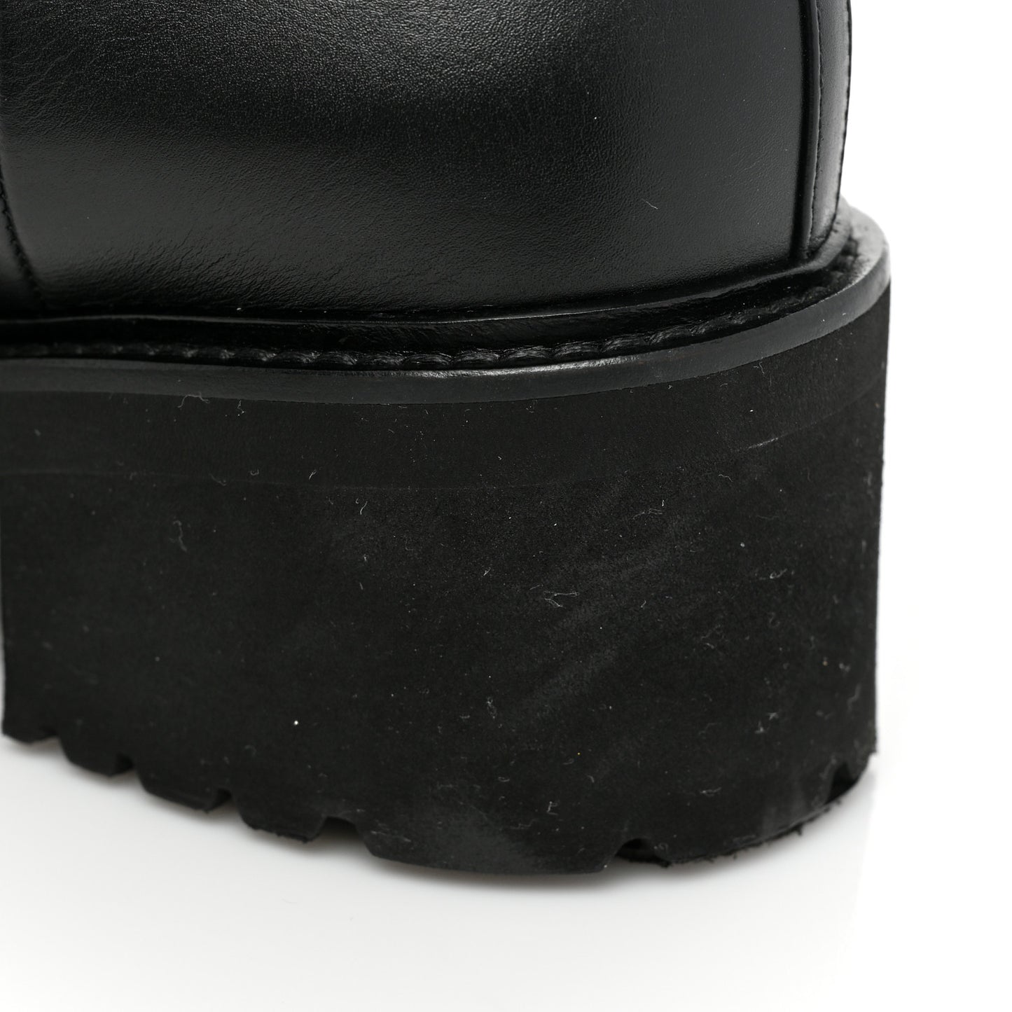 Calfskin CC Ankle Boots 37.5 Black