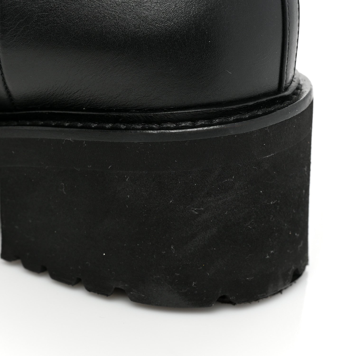 Chanel Calfskin CC Ankle Boots 37.5 Black 10 of 12