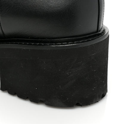 Chanel Calfskin CC Ankle Boots 37.5 Black 10 of 12