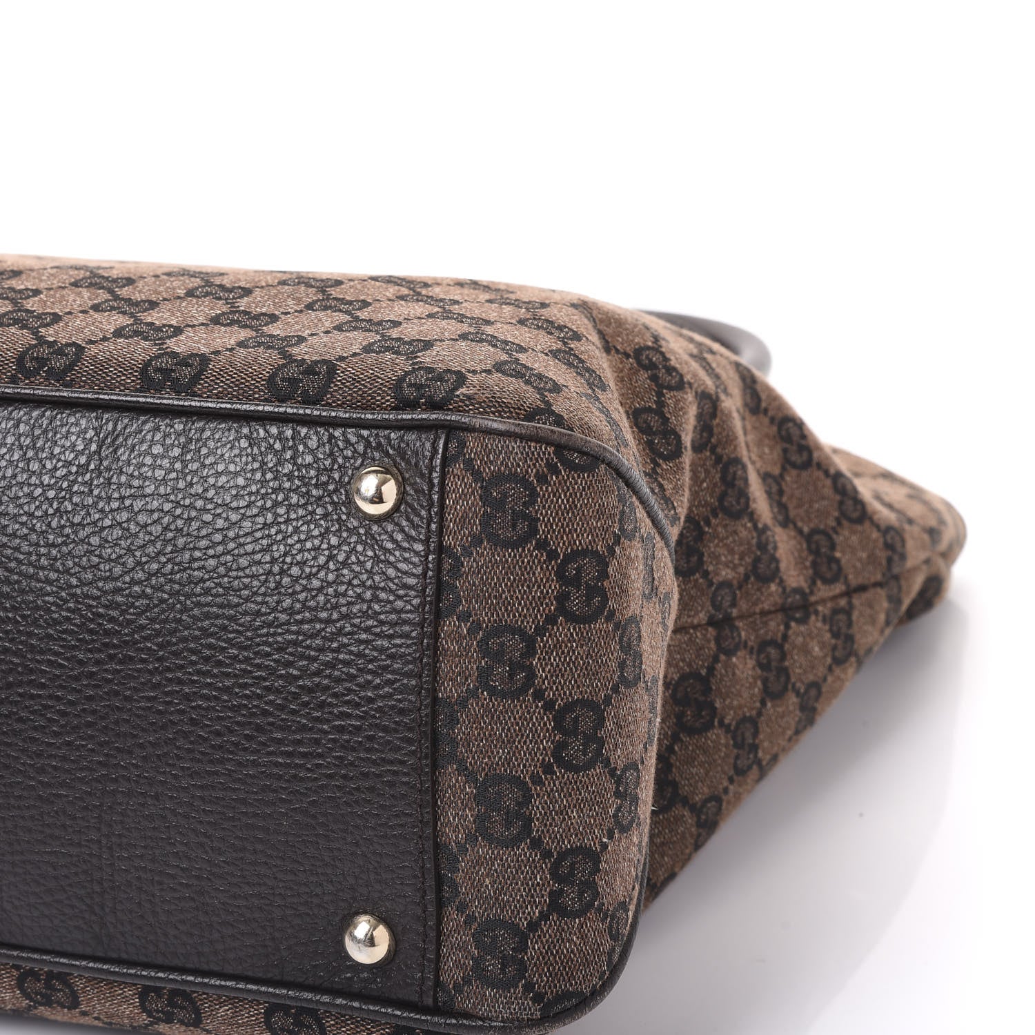 Gucci Monogram Tote Dark Brown 8 of 12