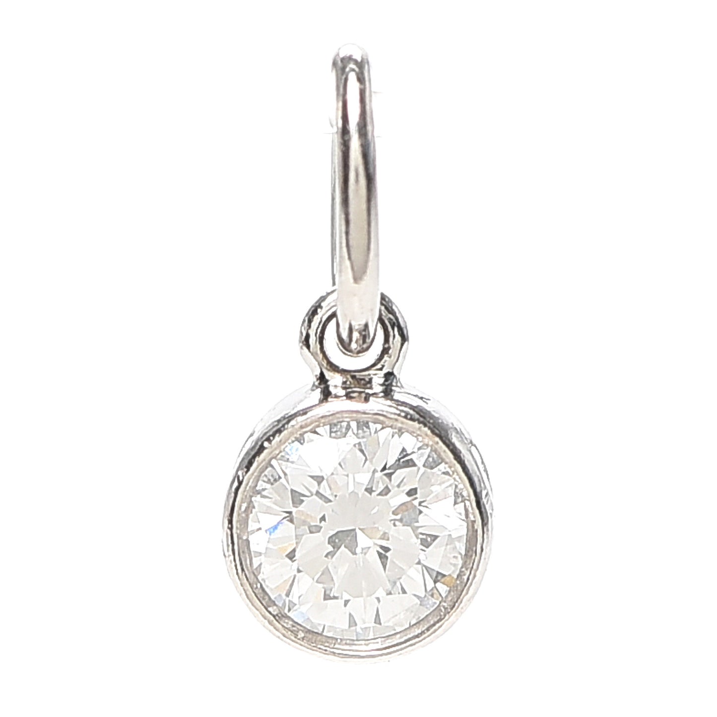 Platinum Diamond .14ct Charm