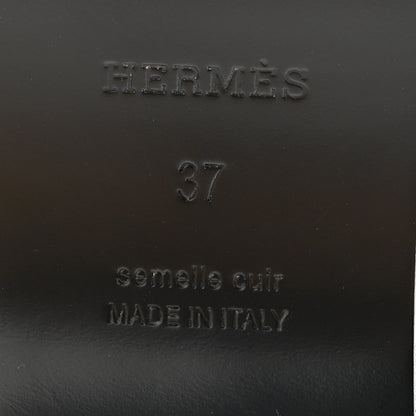 Hermes Suede Goatskin Woolskin Carlotta Mules 37 Beige Gobi 6 of 14