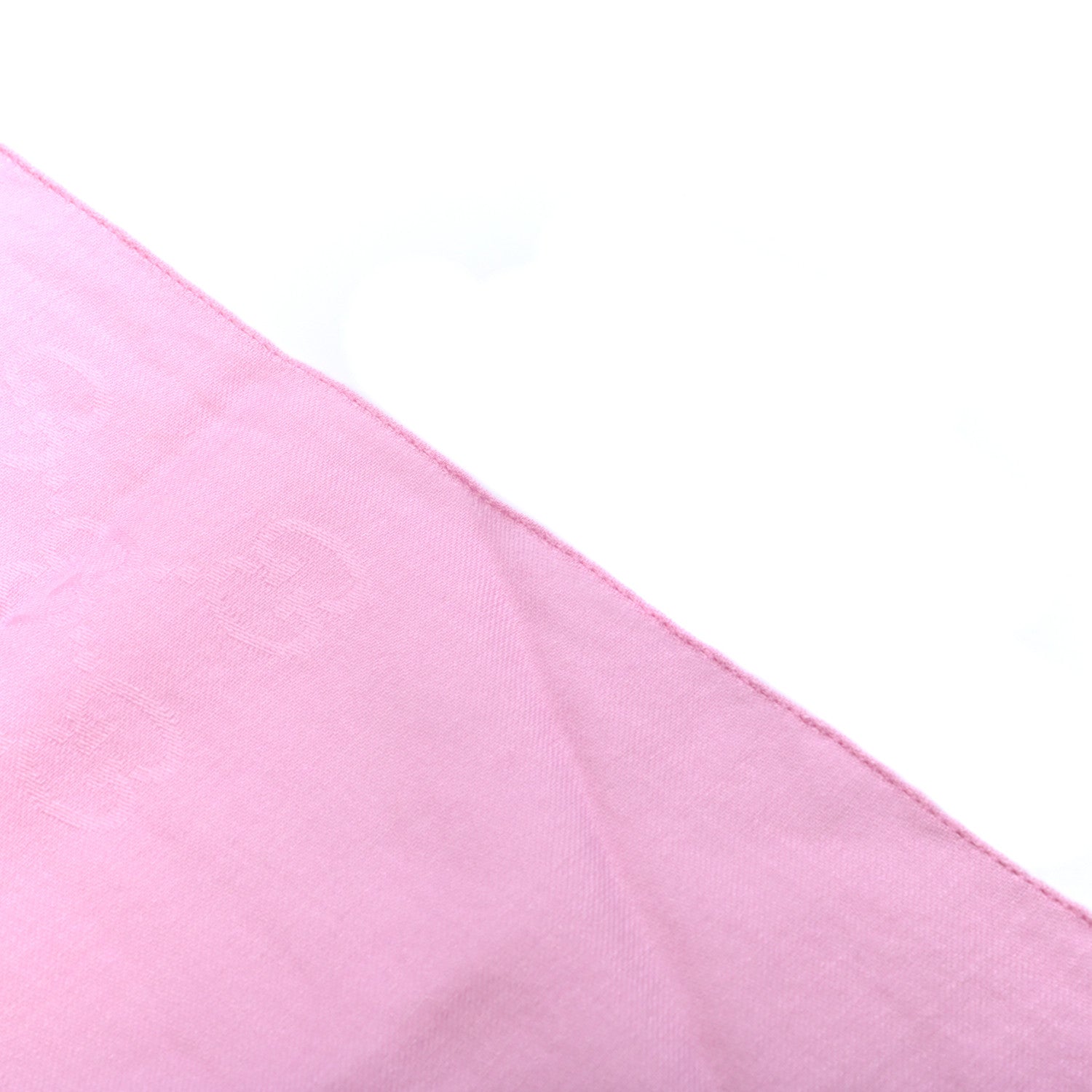 Gucci Wool Silk GG Monogram GGNat Scarf Rose 4 of 4