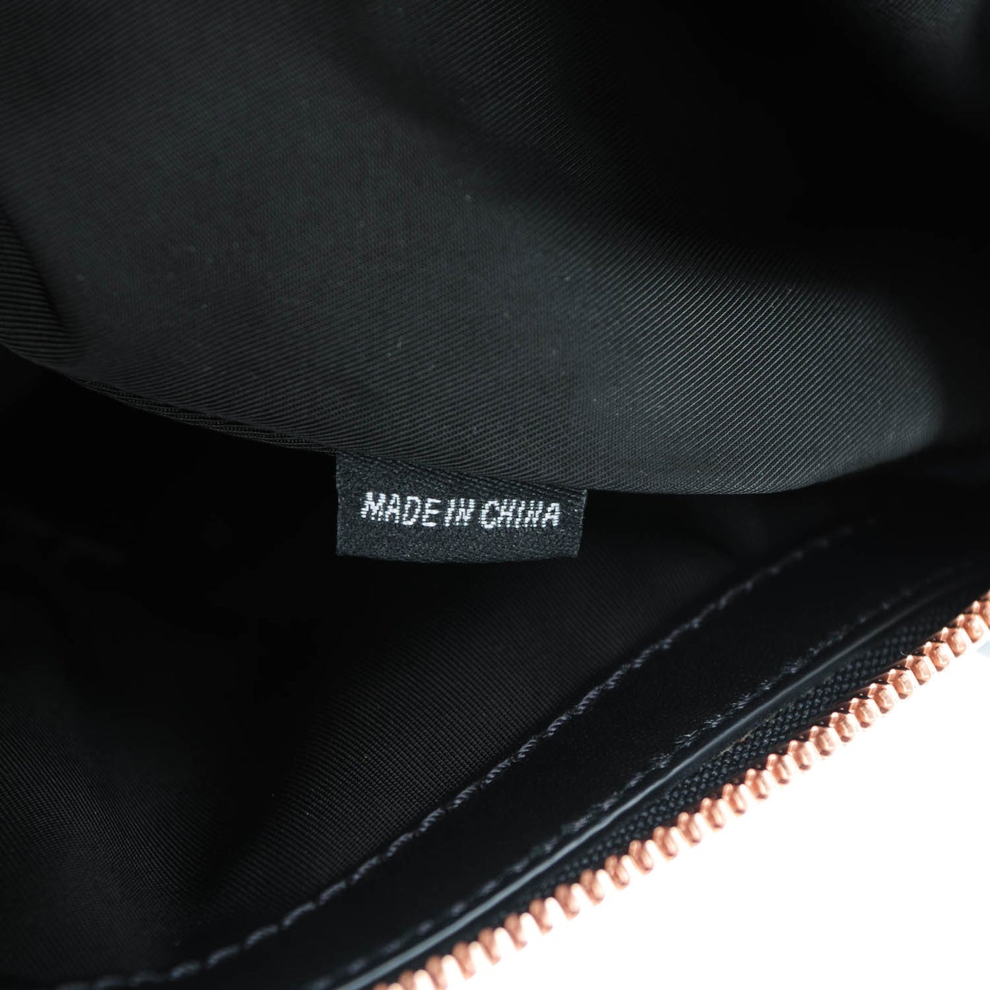Pebbled Calfskin Large Emile Black Rose Gold Hardware