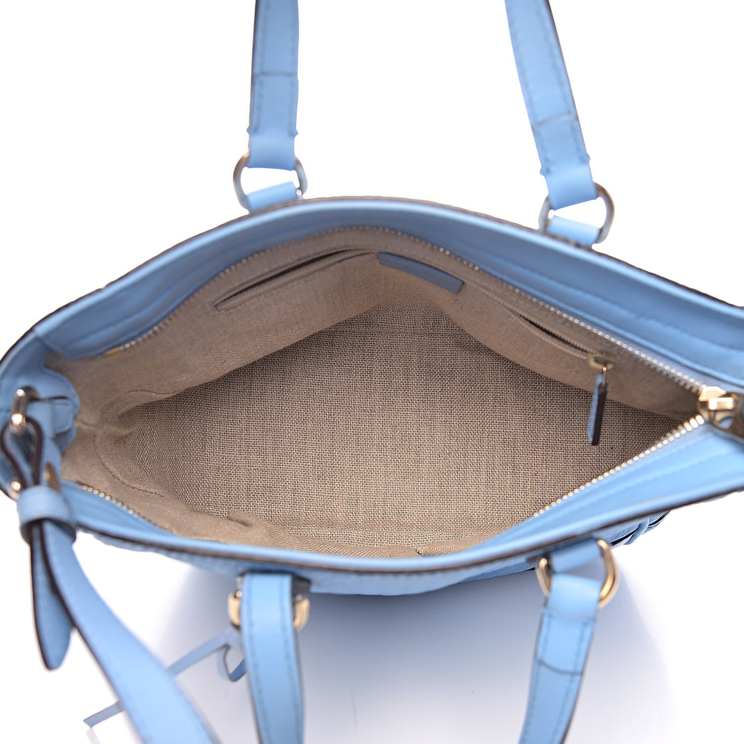 Gucci Microguccissima Small Bree Tote Mineral Blue 5 of 11