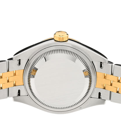 Rolex Stainless Steel 18K Yellow Gold Diamond 28mm Oyster Perpetual Datejust Watch Champagne 279173 4 of 5