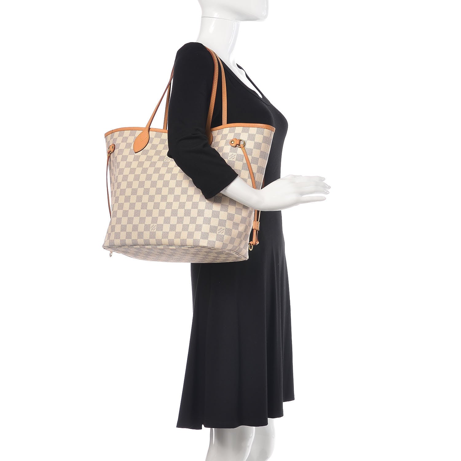 Louis Vuitton Damier Azur Neo Neverfull MM 2 of 26