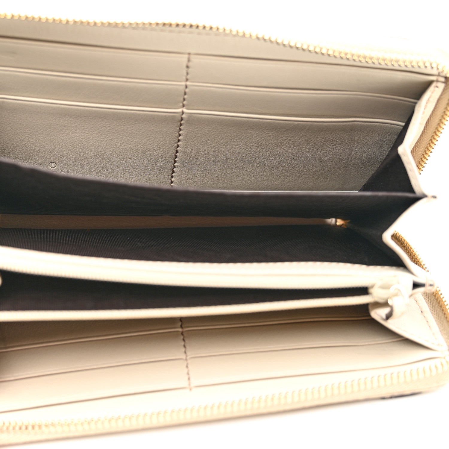 Gucci Microguccissima Nice Zip Around Wallet Off White 5 of 12